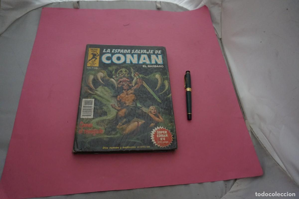 Libros: AMF-12H/ LA ESPADA SALVAJE DE CONAN EL BARBARO - CONAN EL RENEGADO / SERIE ORO PLANETA COMIC
