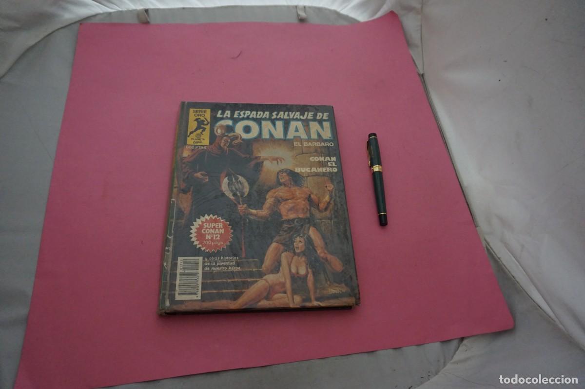 Libros: AMF-12H/ LA ESPADA SALVAJE DE CONAN EL BARBARO - CONAN EL BUCANERO / SERIE ORO PLANETA COMIC