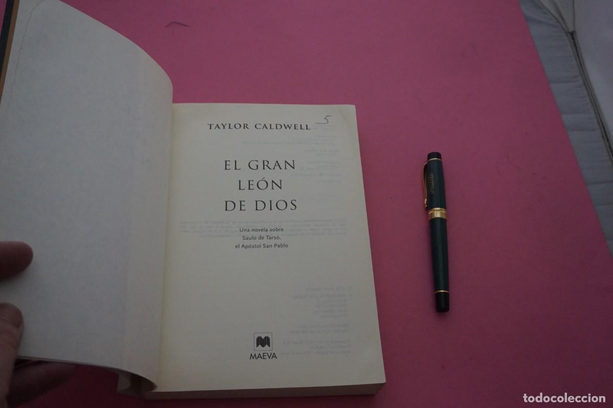 Libros: AMF-12F/ EL GRAN LEON DE DIOS - TAYLOR CALDWELL / MAEVA EDITOR - Foto 2