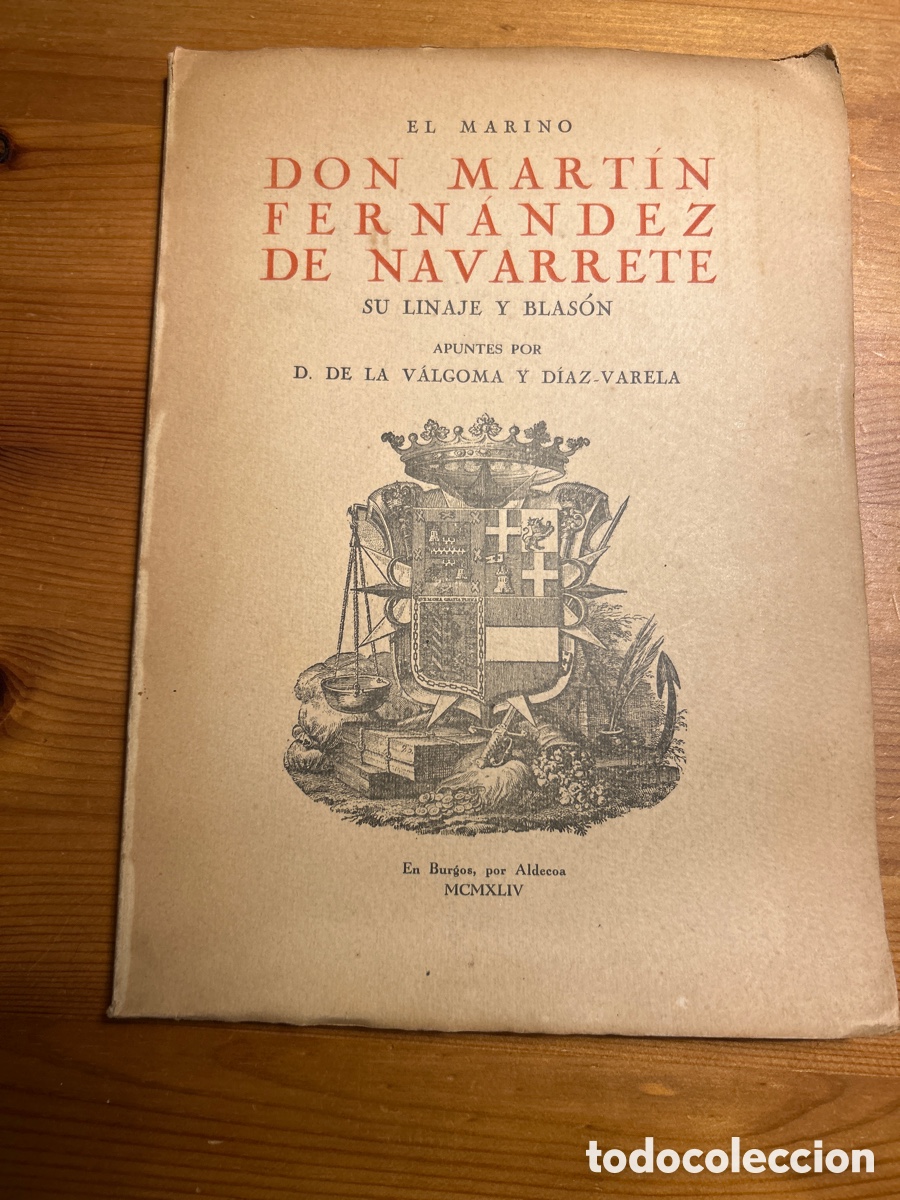 Libros: El Marino Don Martin Fern&aacute;ndez de Navarrete