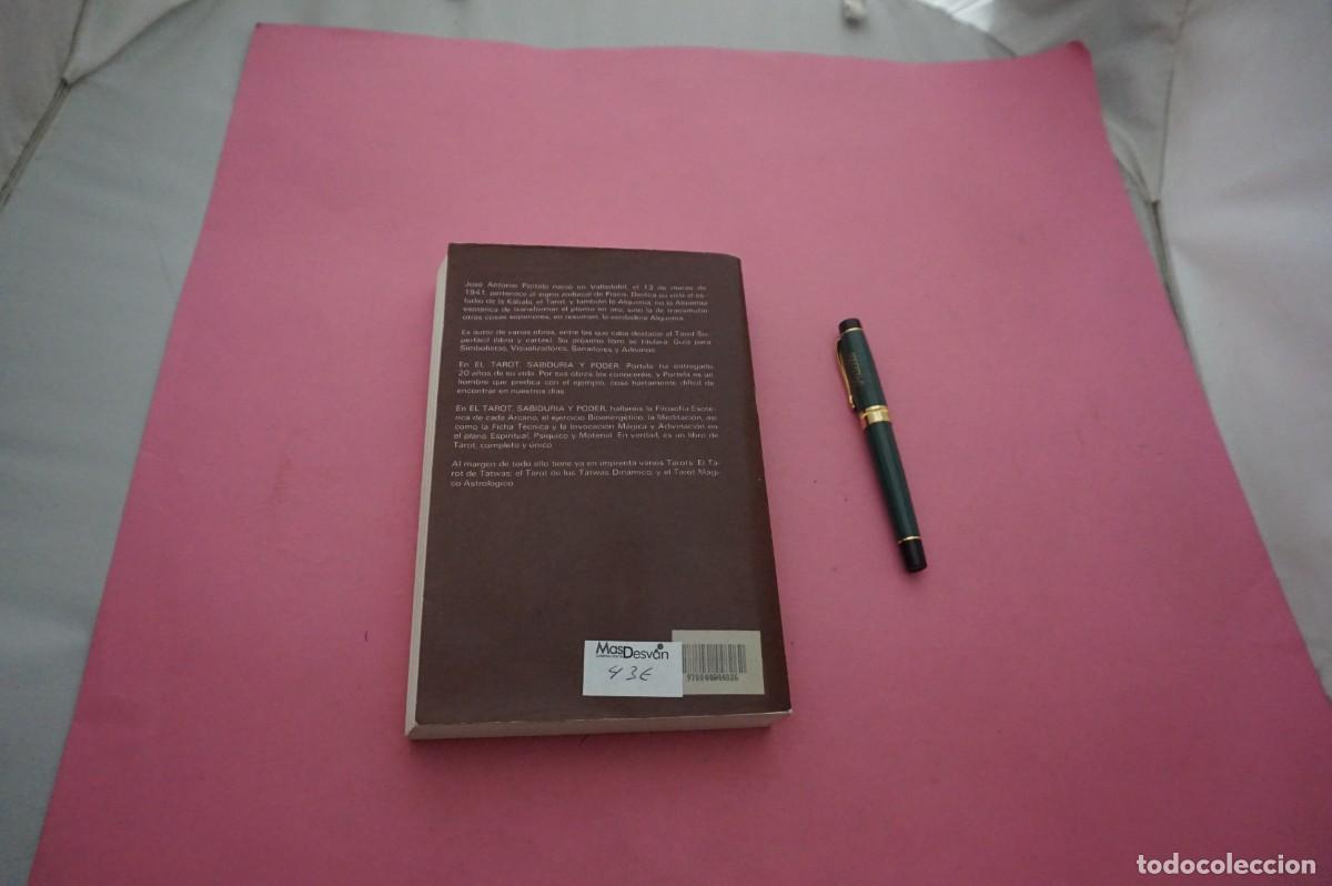 Libros: AMF-12B/ EL TAROT, SABIDURIA Y PODER - TEORIA Y PRACTICA / J.A. PORTELA - Foto 12
