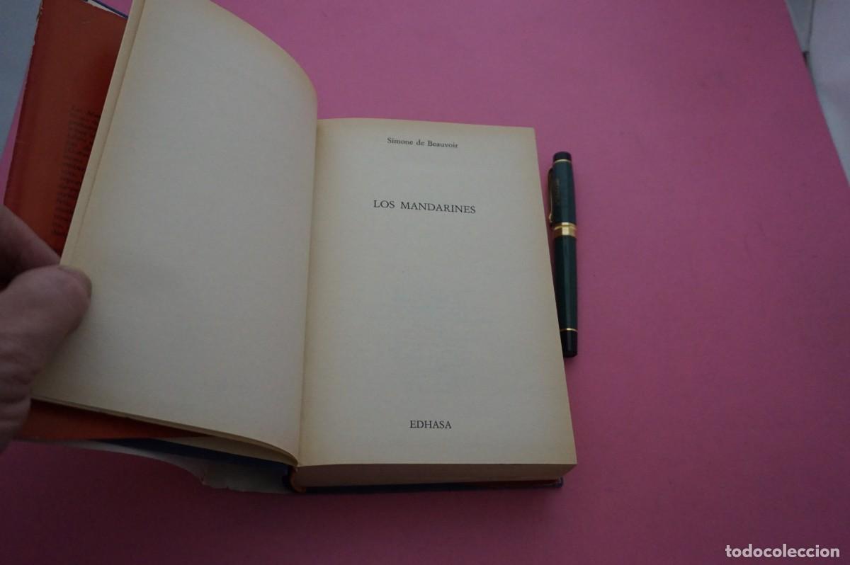 Libros: AMF-12B/ LOS MANDARINES (1&ordm; EDICION) - SIMONE DE BEAUVOIR / EDITORIAL EDHASA - Foto 3