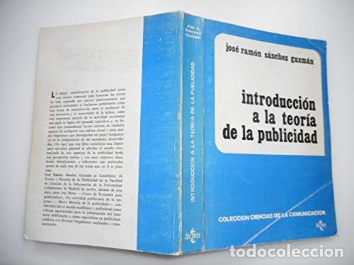 Livres: Introducci&oacute;n a la teor&iacute;a de la publicidad - Jos&eacute; Ram&oacute;n S&aacute;nchez Guzm&aacute;n