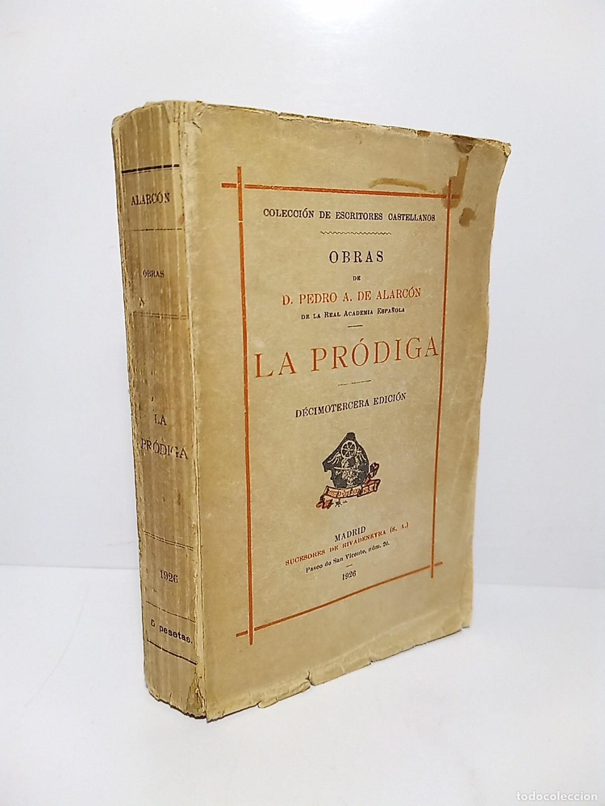 Libros: ALARCON, Pedro A. de - La Pr&oacute;diga (Novela) - Foto 1