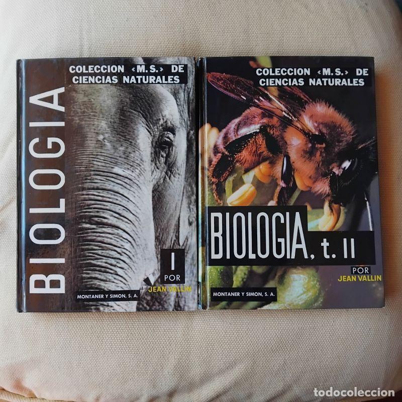 Libros: Biolog&iacute;a, tomos I y II - Jean Vallin
