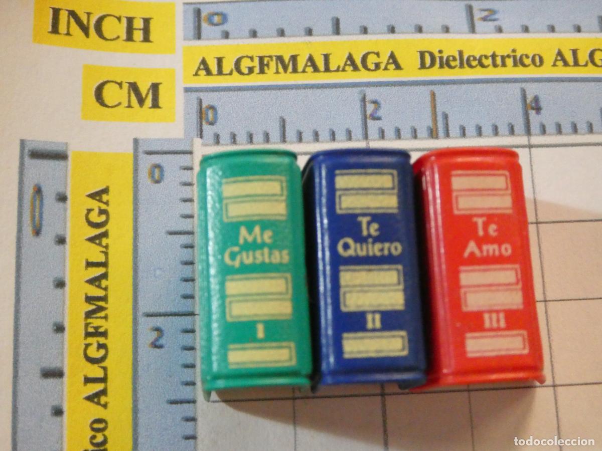 Libri di seconda mano: 3 LIBROS LIBRITOS MINIATURA MINI LILIPUT. PEQUE&Ntilde;O ME GUSTAS TE QUIERO TE AMO. 6GR