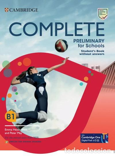 Libros: Complete Preliminary for Schools English for Spanish Speakers Student's Pack ...- 9788413223674