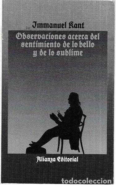 Libri di seconda mano: Observaciones acerca del sentimiento de lo bello y lo sublime- 9788420604442