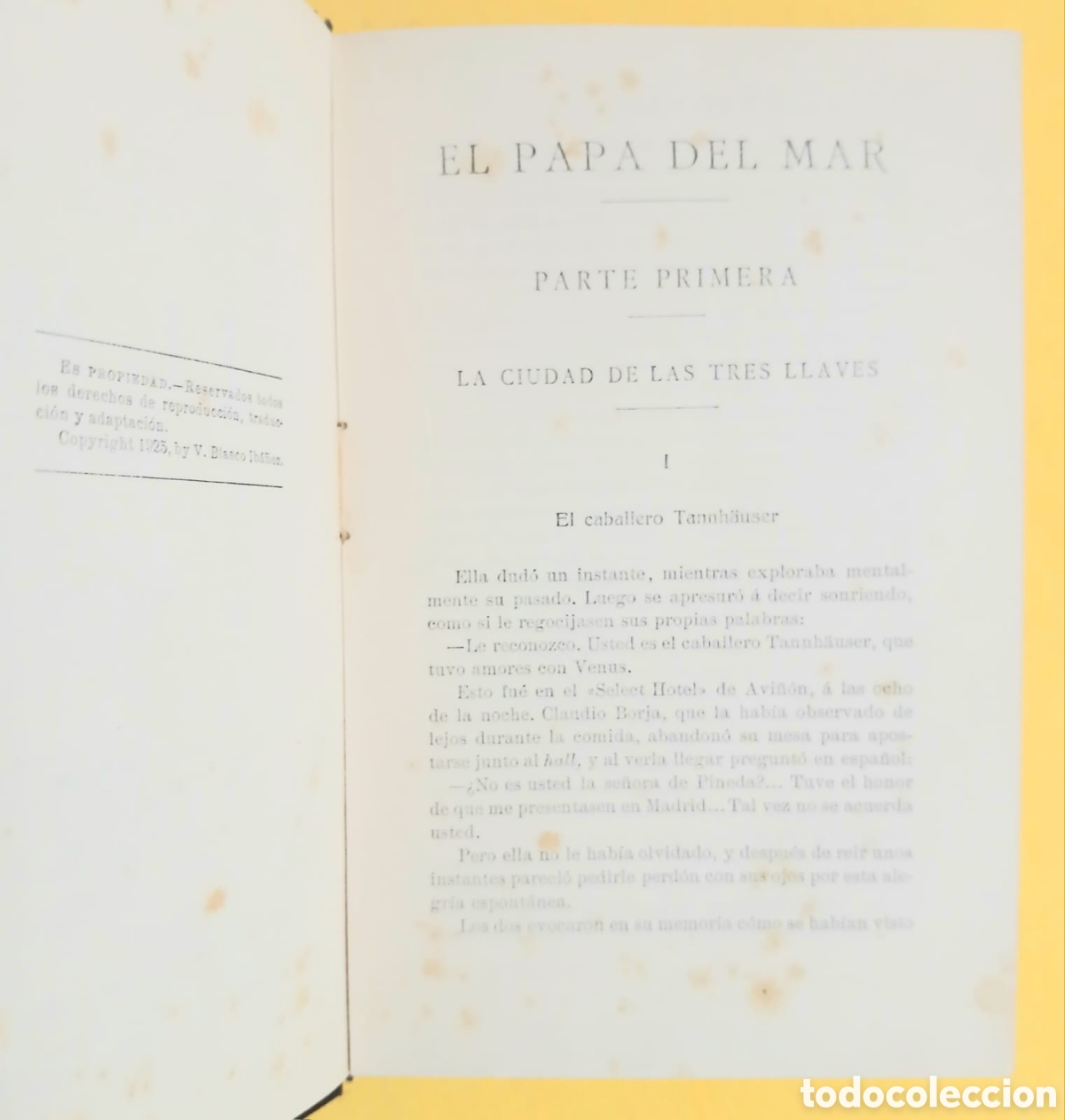 Libros: El papa del mar, Vicente Blasco Iba&ntilde;ez. - Foto 3