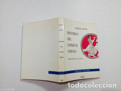 Livres: Historia del esp&iacute;ritu griego- 9788434439047