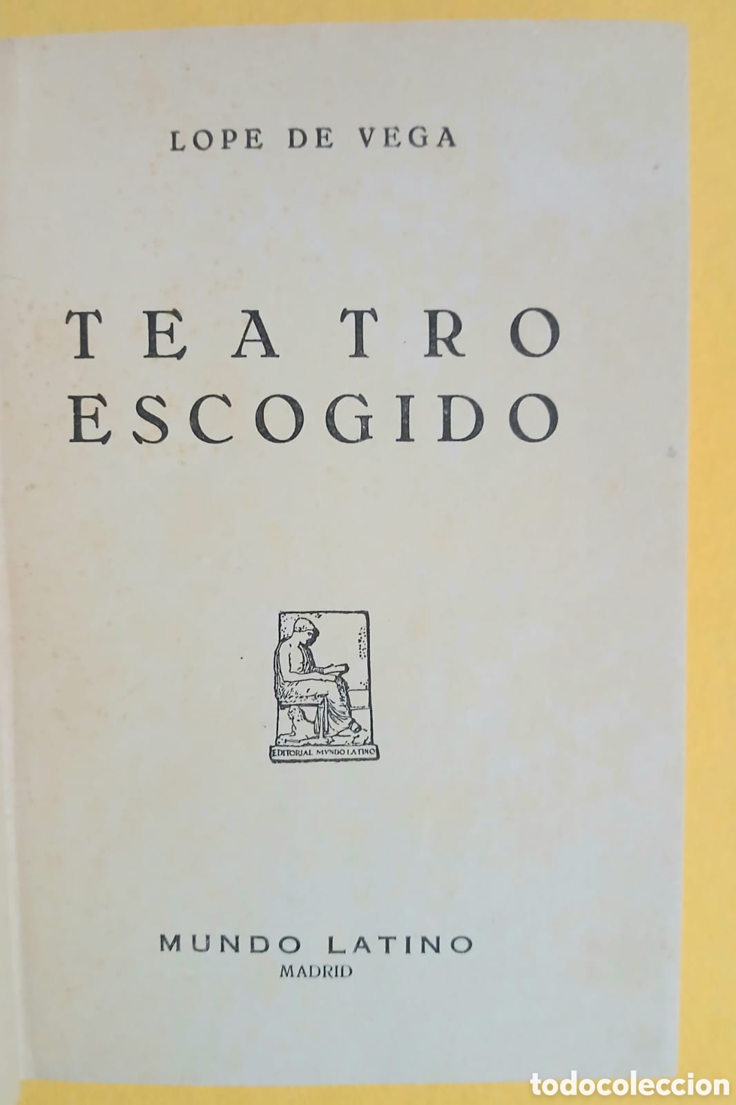 Libros: Lope de Vega, Teatro Escogido - Foto 4