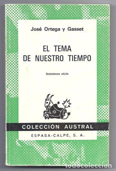 Libros: El tema de nuestro tiempo- 9788423900114
