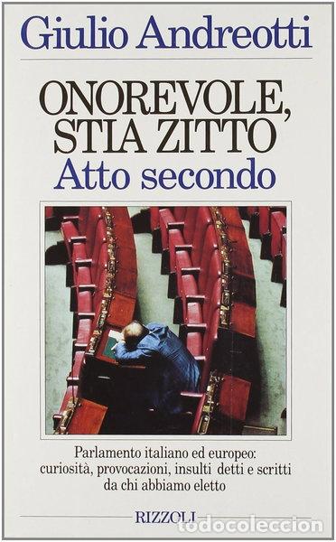 Libros: Onorevole, stia zitto- 9788817842068