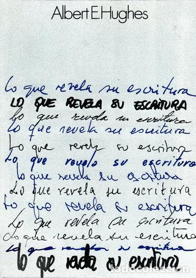 Livres: Lo que revela su escritura- 9788471666116