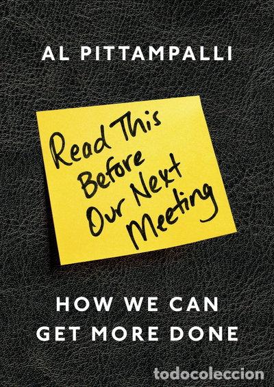 books: Read This Before Our Next Meeting- 9780241209059