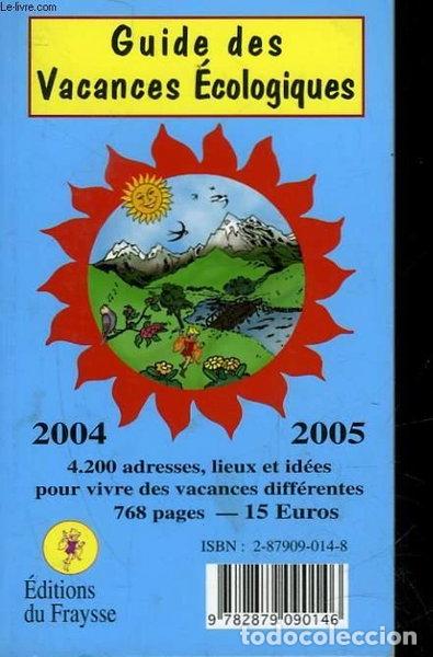 Libros: Guide des vacances &eacute;cologiques- 9782879090146