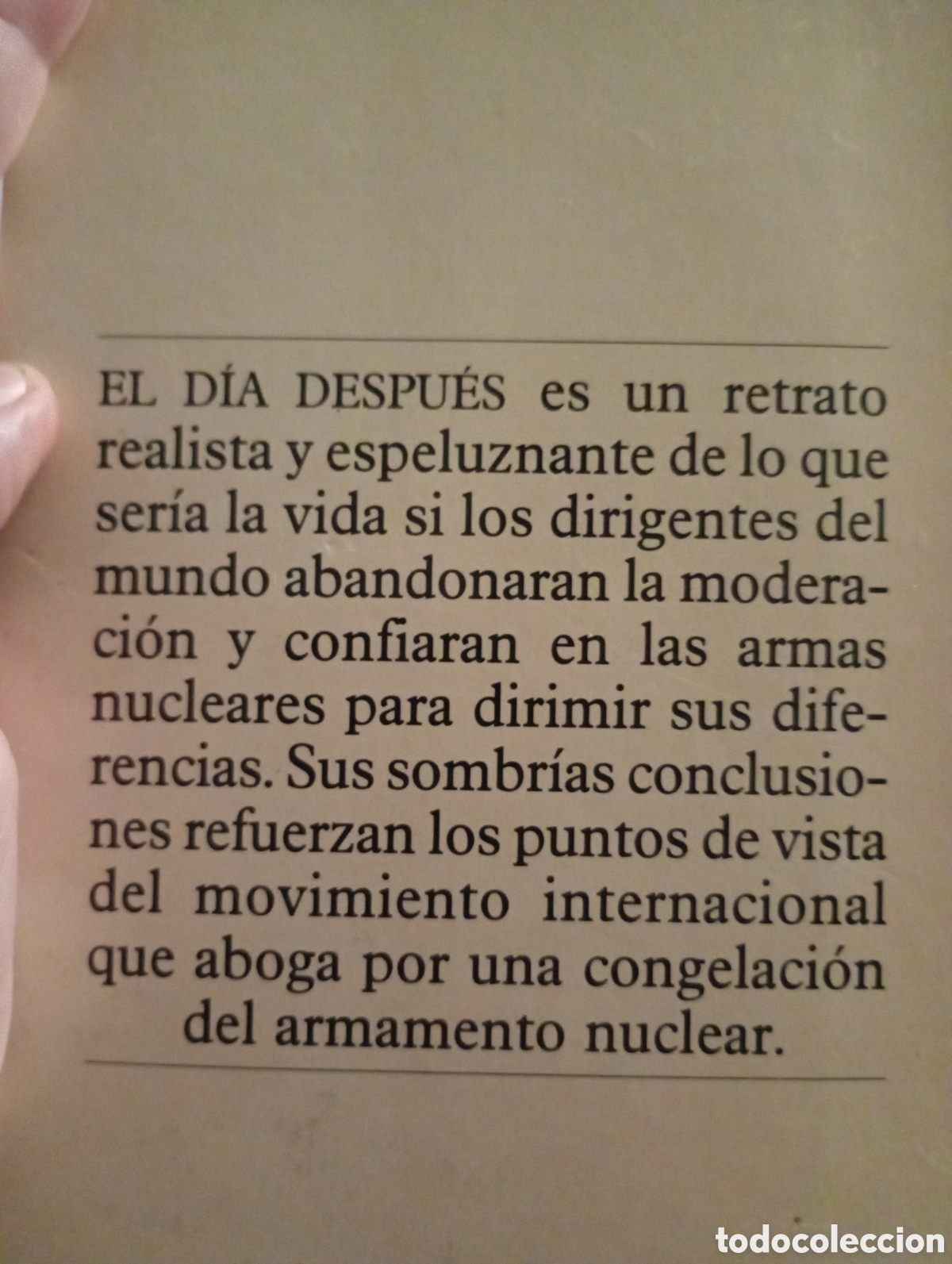 Libros: EL DIA DESPUES LOS EFECTOS DE LA GUERRA NUCLEAR MICHAEL RIORDAN - Foto 2