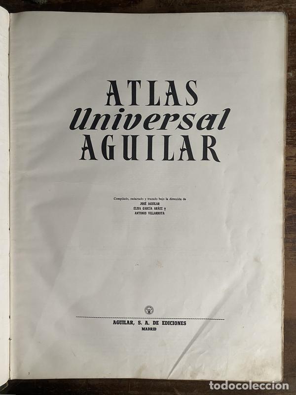 Libros: Atlas Universal Aguilar - Aguilar Jose; Garcia Araez Elisa; Villarroya Antonio