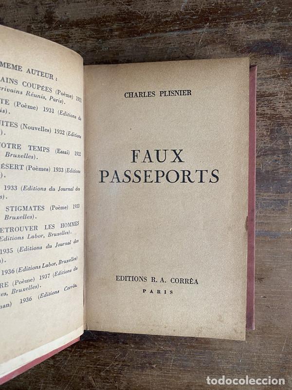 Livros em segunda m&atilde;o: Faux Passeports (en frances) - Plisnier Charles