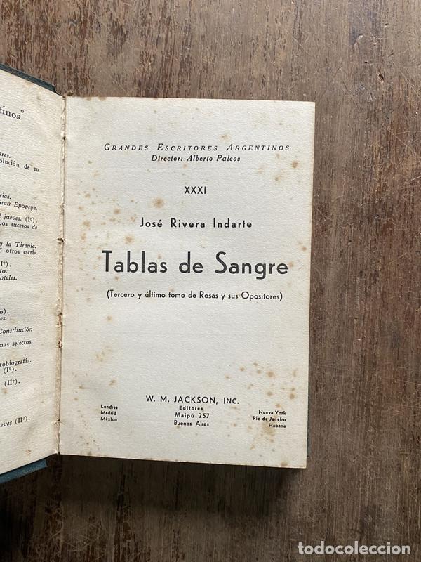 Libros: Tablas de Sangre - Rivera Indarte Jose - Foto 2