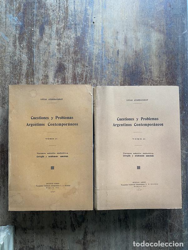 B&uuml;cher: Cuestiones y Problemas Argentinos Contemporaneos - Ayarragaray Lucas
