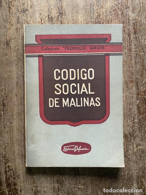 B&uuml;cher: Codigo Social de Malinas - -