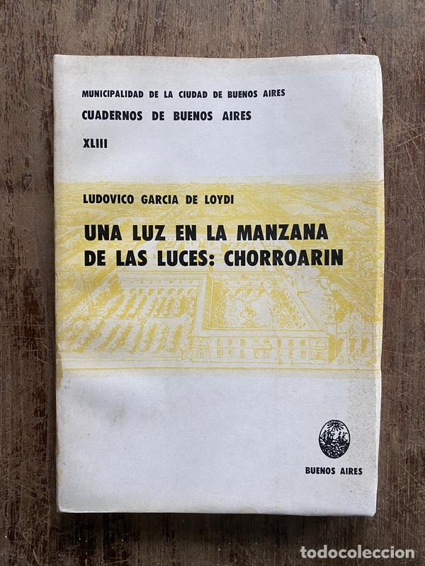 Libros: Una luz en la Manzana de las Luces: Chorroarin - Garcia de Loydi Ludovico