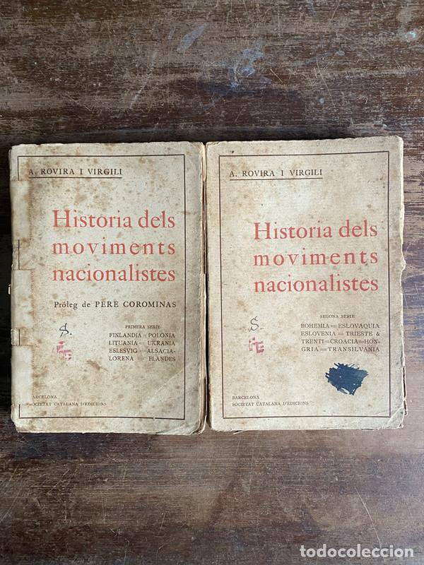 B&uuml;cher: Historia dels moviments nacionalistes (en catalan) - Rovira I Virgili