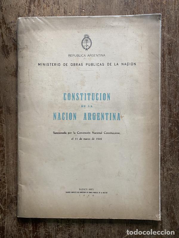 Livros em segunda m&atilde;o: Sancionada por la Convencion Nacional Constituyente el 11 de marzo de 1949 - Constitucion de la Naci
