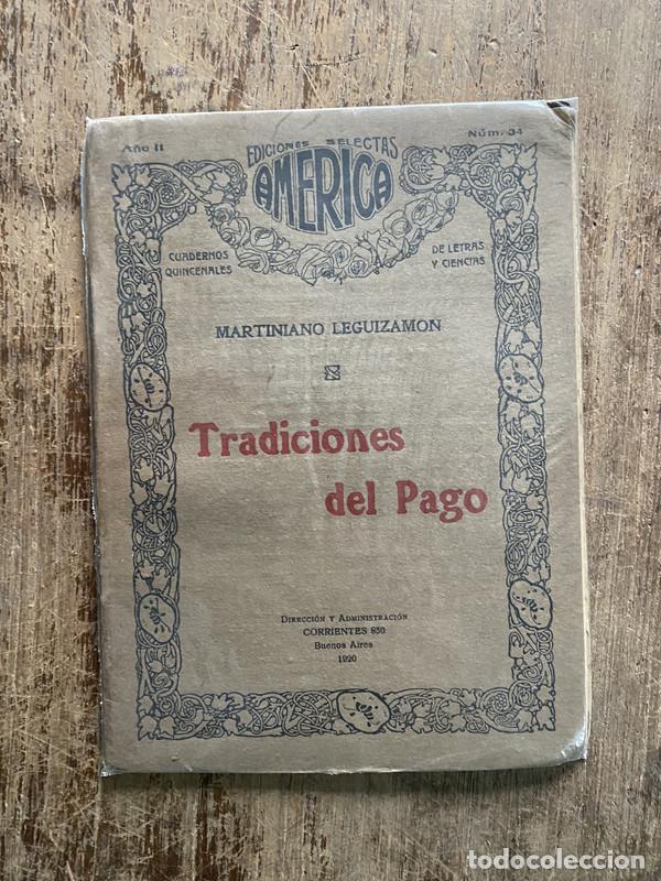 Libri di seconda mano: Tradiciones del Pago - Leguizamon Martiniano