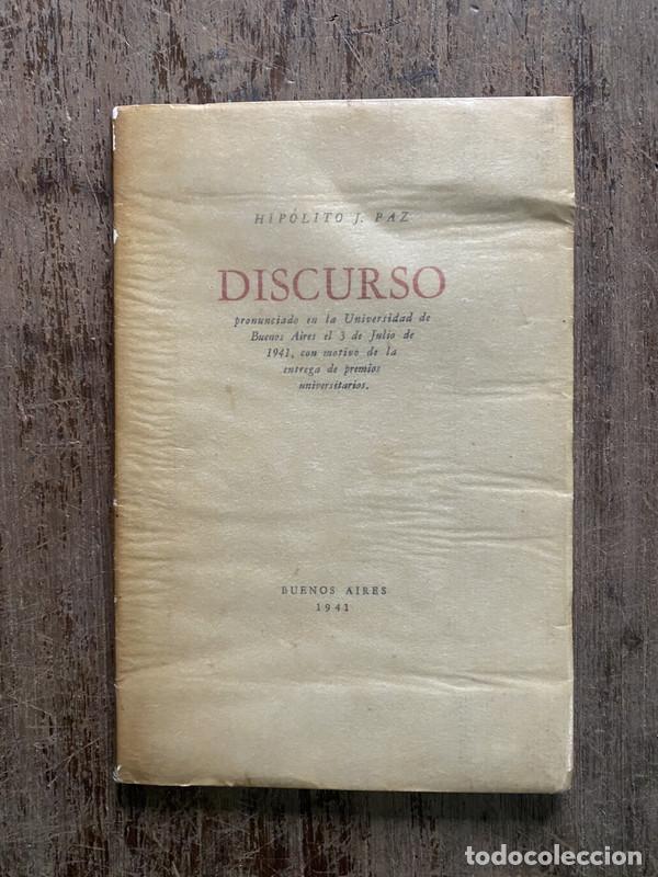 Livros em segunda m&atilde;o: Discurso - Paz Hipolito J.