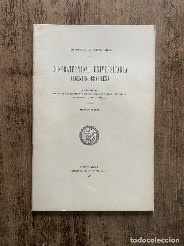 books: Confraternidad Universitaria Argentino-Brasile&ntilde;a - -