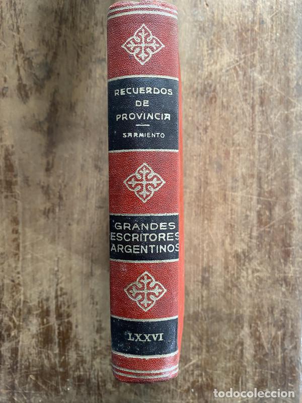 books: Recuerdos de Provincia - Sarmiento