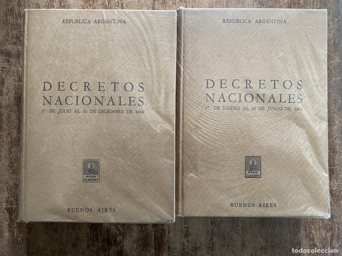 Libros: Decretos nacionales - - - Foto 1