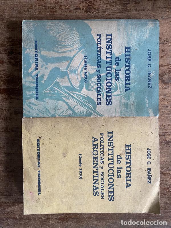 Libros: Historia de las instituciones politicas y sociales - Iba&ntilde;ez Jose C.