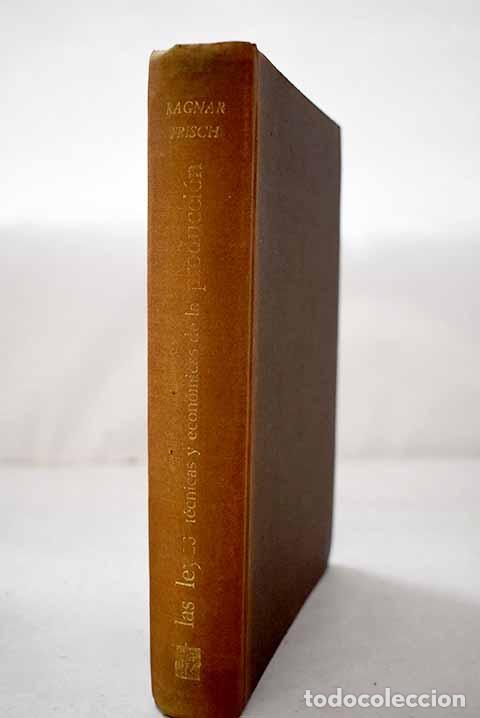 Libros: Las leyes t&eacute;cnicas y econ&oacute;micas de la producci&oacute;n.- Frisch, Ragnar