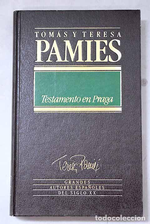 Libros: Testamento en Praga: Pamies, Tomas.- Pamies, Tomas
