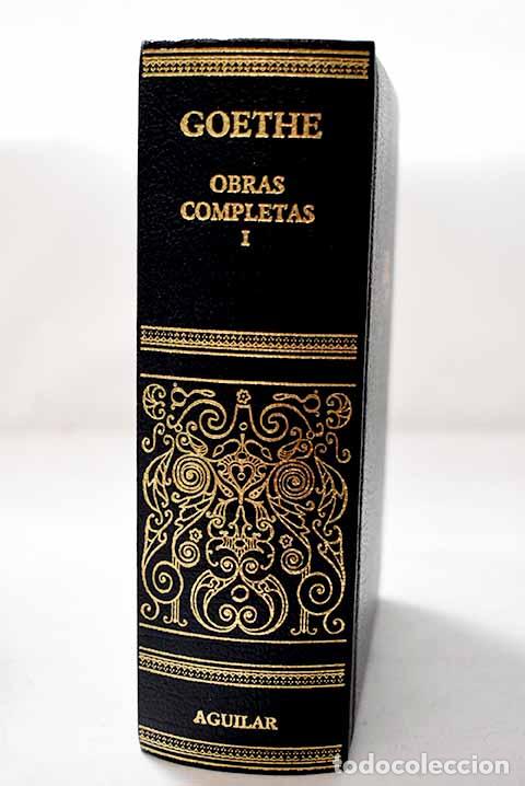 Libros: Obras completas, Tomo I.- Goethe, Johann Wolfgang von