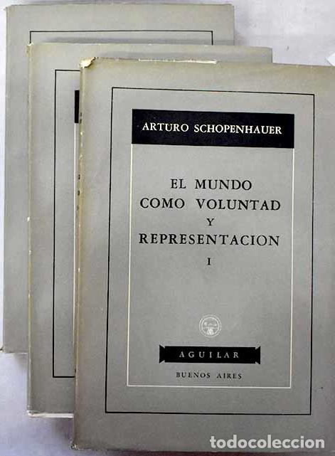 Libri di seconda mano: El mundo como voluntad y representaci&oacute;n.- Schopenhauer, Arthur