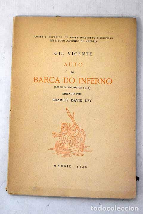 Libros: Auto da Barca do Inferno: (seg&uacute;n la edici&oacute;n de 1517).- Vicente, Gil