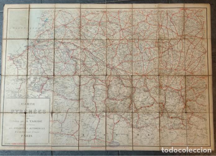 books: PYR&Eacute;N&Eacute;ES. Section Ouest. Carte taride. Pour Cyclistes et Automobiles. - CARTES TARIDE.