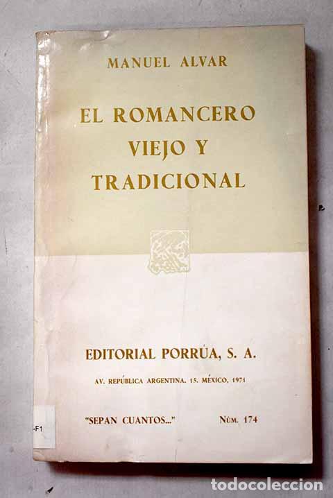 Libros: El Romancero viejo y tradicional.- Alvar, Manuel