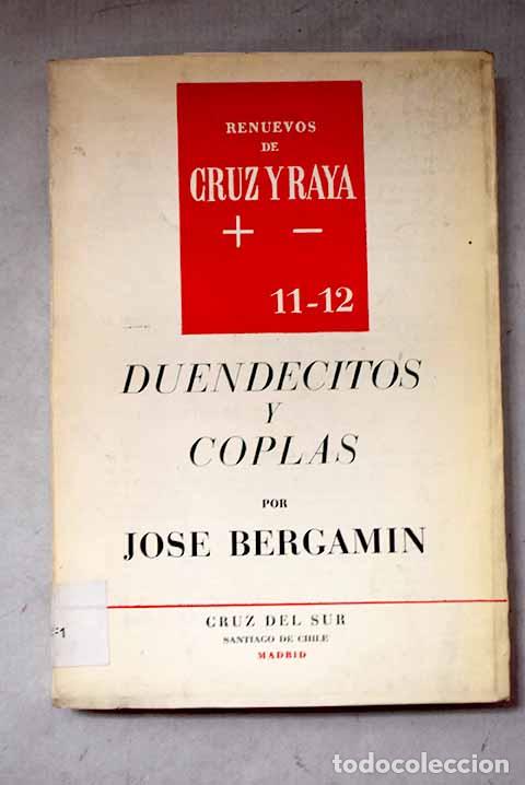 Libros: Duendecitos y coplas.- Bergam&iacute;n, Jos&eacute;