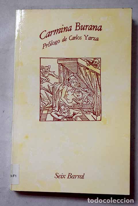 Libros: Carmina Burana: : Seix Barral.