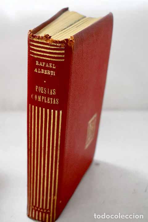 Libros: Poes&iacute;as completas: Alberti, Rafael.- Alberti, Rafael