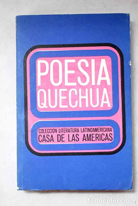 Livres: Poes&iacute;a quechua: : Casa de las Am&eacute;ricas.