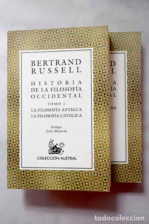 Livres: Historia de la filosof&iacute;a occidental.- Russell, Bertrand