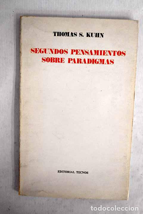 Livros em segunda m&atilde;o: Segundos pensamientos sobre paradigmas.- Kuhn, Thomas S.