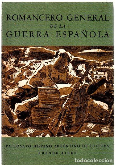Libros: Romancero general de la guerra espa&ntilde;ola - Alberti, Rafael (Sel.)