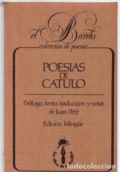 Libros: Poes&iacute;as de Catulo - NO CONSTA AUTOR - Foto 1